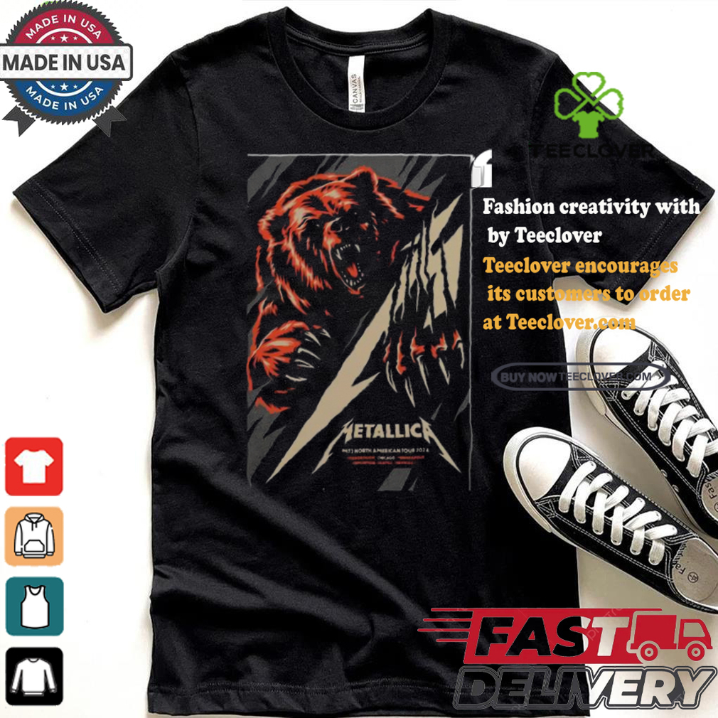 Top Exclusive Pop Up Shop Poster For M72 Chicago Metallica North American Tour 2024 August 8 No Repeat Weekend Soilder shirt Top Exclusive Pop Up Shop Poster For M72 Chicago Metallica North American Tour 2024 August 8 No Repeat Weekend Soilder shirt