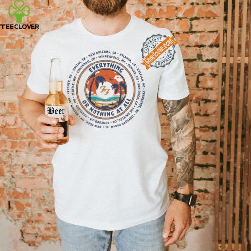 Top Foo fighters surfboard tour 2024 shirt