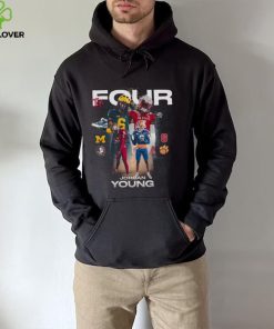 Top Four Jordan Young Hayes Fawcett3 shirt