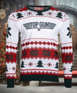 Top Gun Green Logo Christmas Sweater