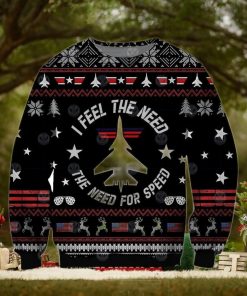 Top Gun I Feel The Need The Need For Speed Ugly Christmas Sweater