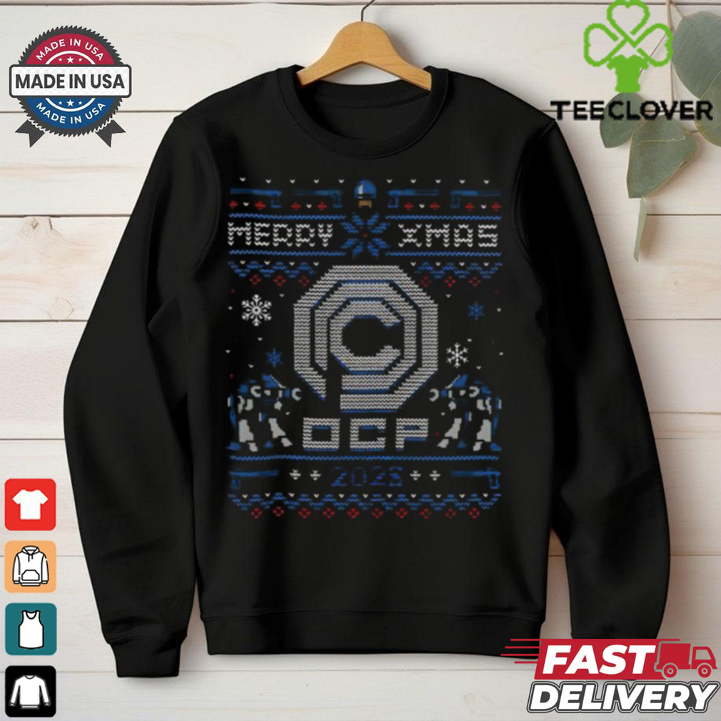 Top Happy Robo Xmas OCP 2028 T Shirt Top Happy Robo Xmas OCP 2028 T Shirt