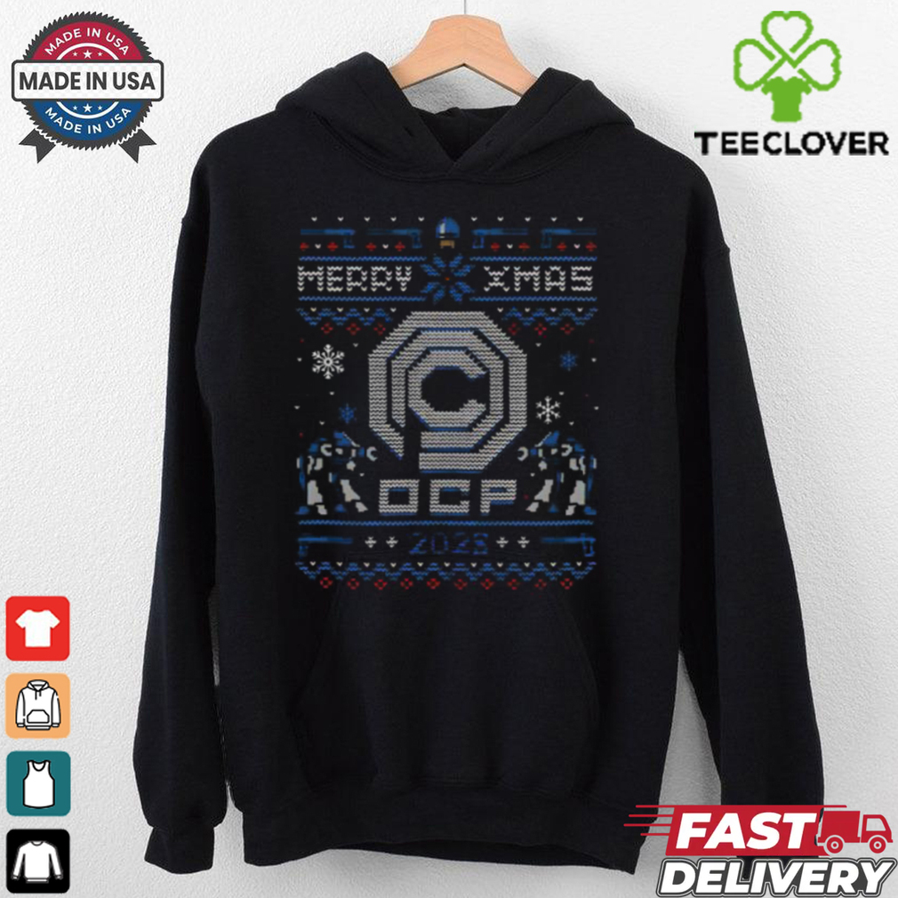 Top Happy Robo Xmas OCP 2028 T Shirt Top Happy Robo Xmas OCP 2028 T Shirt
