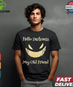 Top Hello Darkness My Old Friend Halloween T Shirt