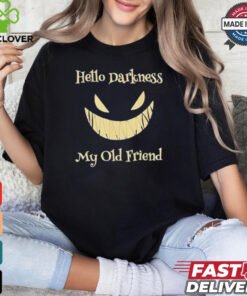 Top Hello Darkness My Old Friend Halloween T Shirt 1 Top Hello Darkness My Old Friend Halloween T Shirt