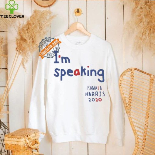 Top I’m speaking Kamala harris 2020 shirt