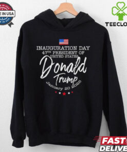 Top Inauguration Day 47th President Of United States January 20 2025 Voting For Trump T Shirt