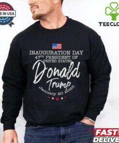 Top Inauguration Day 47th President Of United States January 20 2025 Voting For Trump T Shirt