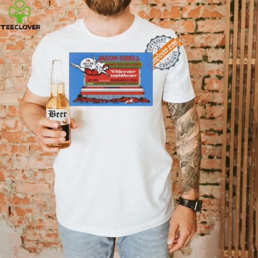 Top Jason isbell and the 400 unit jul 26 2024 whitewater amphitheater new braunfels tx shirt