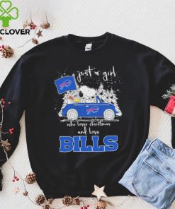 Top Just A Girl Who Lover Christmas And Love Bills Shirt 2 Top Just A Girl Who Lover Christmas And Love Bills Shirt