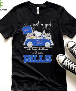 Top Just A Girl Who Lover Christmas And Love Bills Shirt 3 Top Just A Girl Who Lover Christmas And Love Bills Shirt