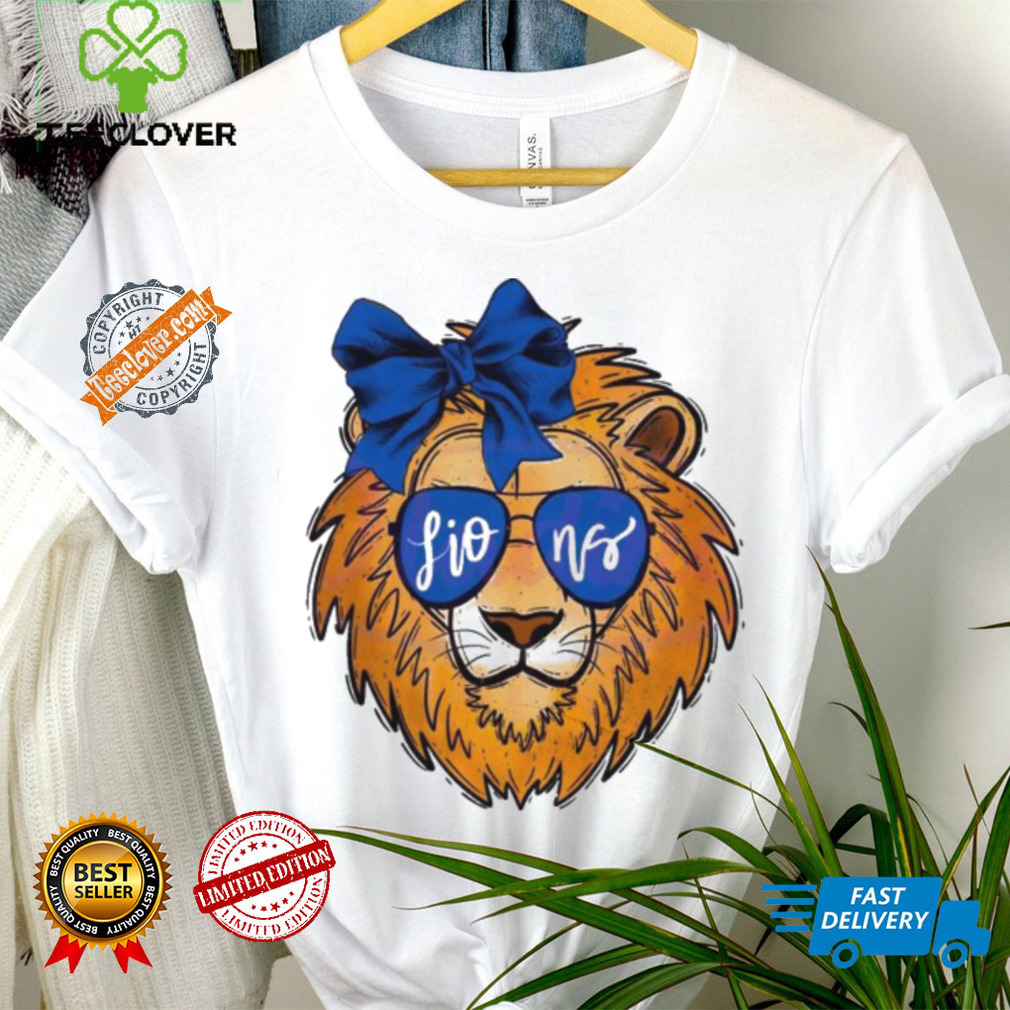 Top Lions mascot glasses football 2024 shirt Top Lions mascot glasses football 2024 shirt