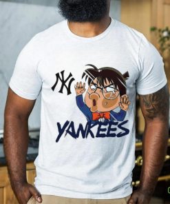 Top MLB New York Yankees Edogawa Conan chibi character shirt