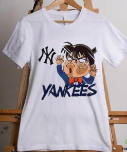 Top MLB New York Yankees Edogawa Conan chibi character shirt