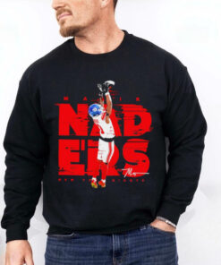 Top Malik Nabers New York Giants football signature hoodie, sweater, longsleeve, shirt v-neck, t-shirt