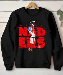 Top Malik Nabers New York Giants football signature hoodie, sweater, longsleeve, shirt v-neck, t-shirt