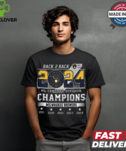 Top Milwaukee brewers 2024 national league central division champs back to back 2024 shirt