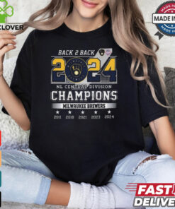 Top Milwaukee brewers 2024 national league central division champs back to back 2024 shirt