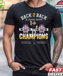 Top Milwaukee brewers back 2 back nl central division champions 2024 shirt