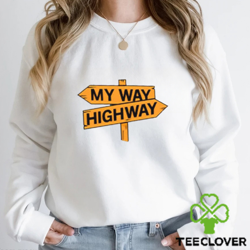 Top My Way Highway Tee Shirt Top My Way Highway Tee Shirt
