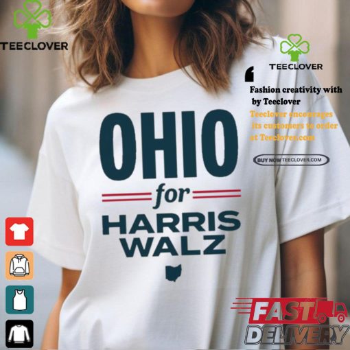 Top Ohio Democrats Official Store Ohio For Harris Walz Shirt