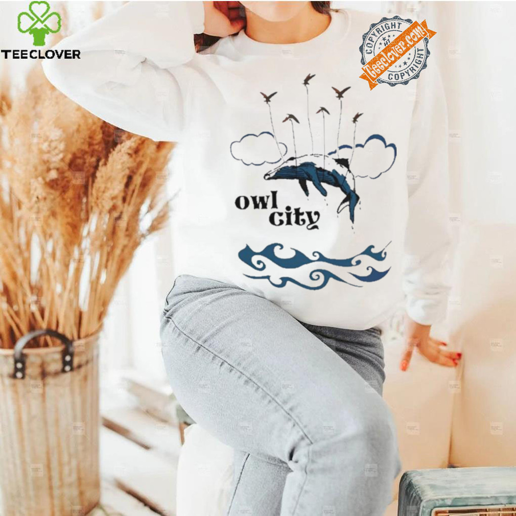 Top Owl City Flying Whale Shirt Top Owl City Flying Whale Shirt