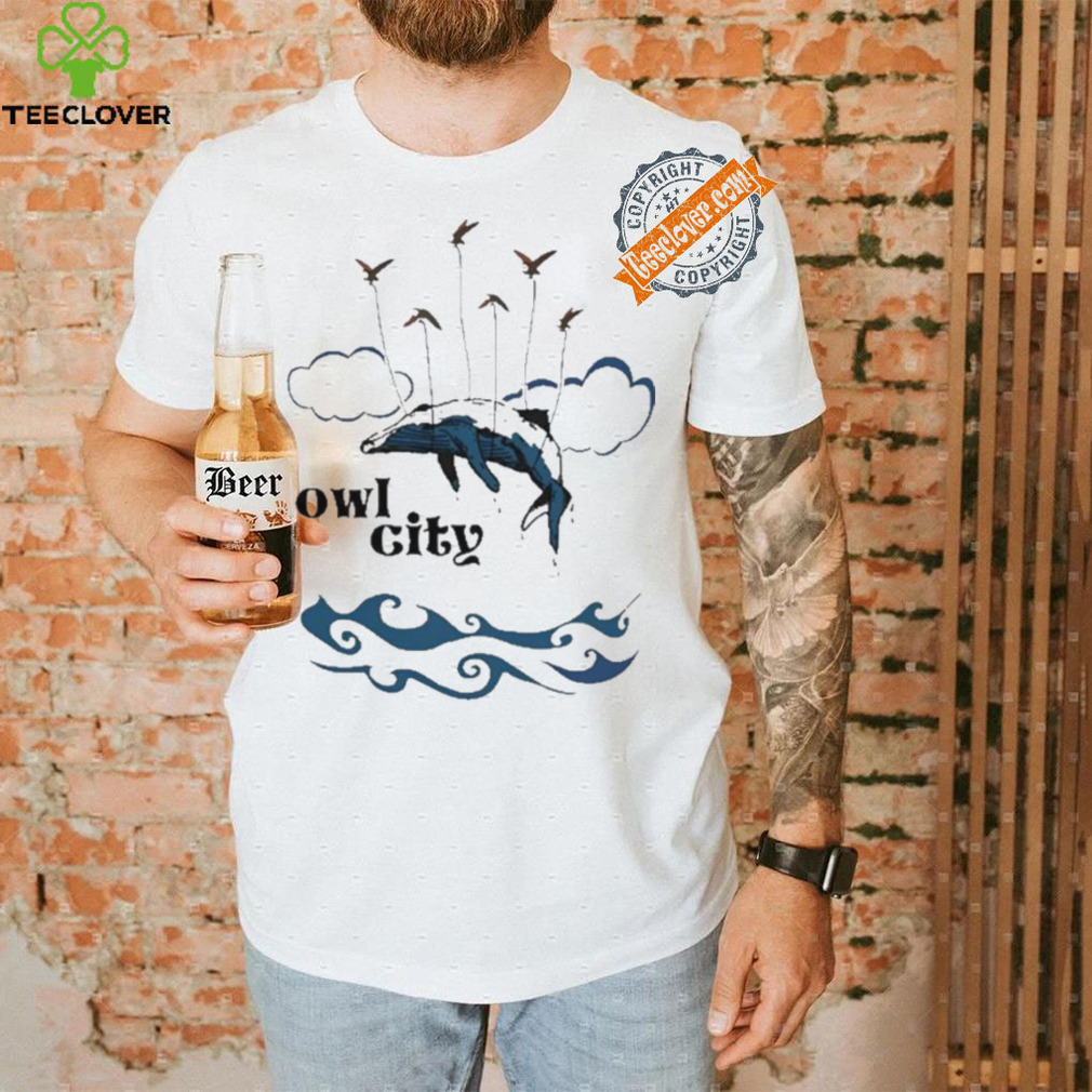 Top Owl City Flying Whale Shirt Top Owl City Flying Whale Shirt