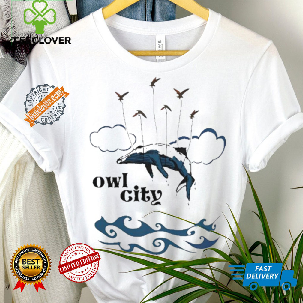 Top Owl City Flying Whale Shirt Top Owl City Flying Whale Shirt