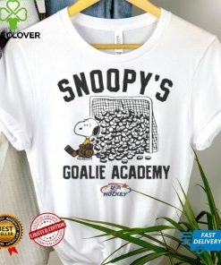 Top Peanuts x USA Hockey Snoopy’s Goalie Academy hoodie, sweater, longsleeve, shirt v-neck, t-shirt