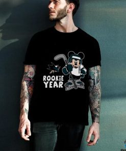 Top San Jose Sharks Mickey Disney Rookie Year T Shirt