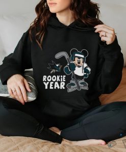 Top San Jose Sharks Mickey Disney Rookie Year T Shirt