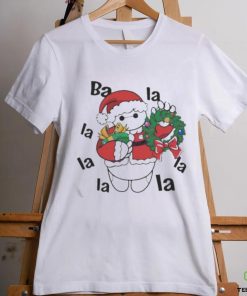 Top Santa Baymax La La La Christmas Wreath T Shirt