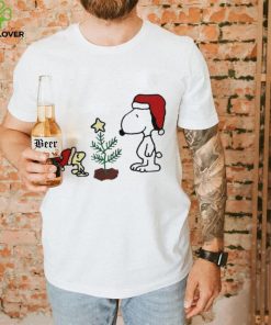 Top Snoopy and Woodstock Christmas tree shirt