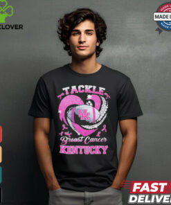 Top Tackle Breast Cancer Kentucky Wildcats T shirt