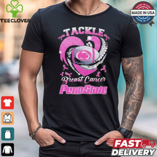 Top Tackle Breast Cancer Penn State T shirt