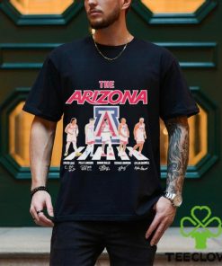 Top The Arizona Wildcats Men’s Basketball Abbey Road Signatures T shirt