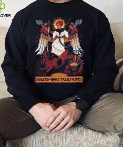 Top The smashing pumpkins limited edition concert poster for the show in lucca italy at piazza napoleone on july 6 2024 inspired by lucca san michele in foro basilica shirt