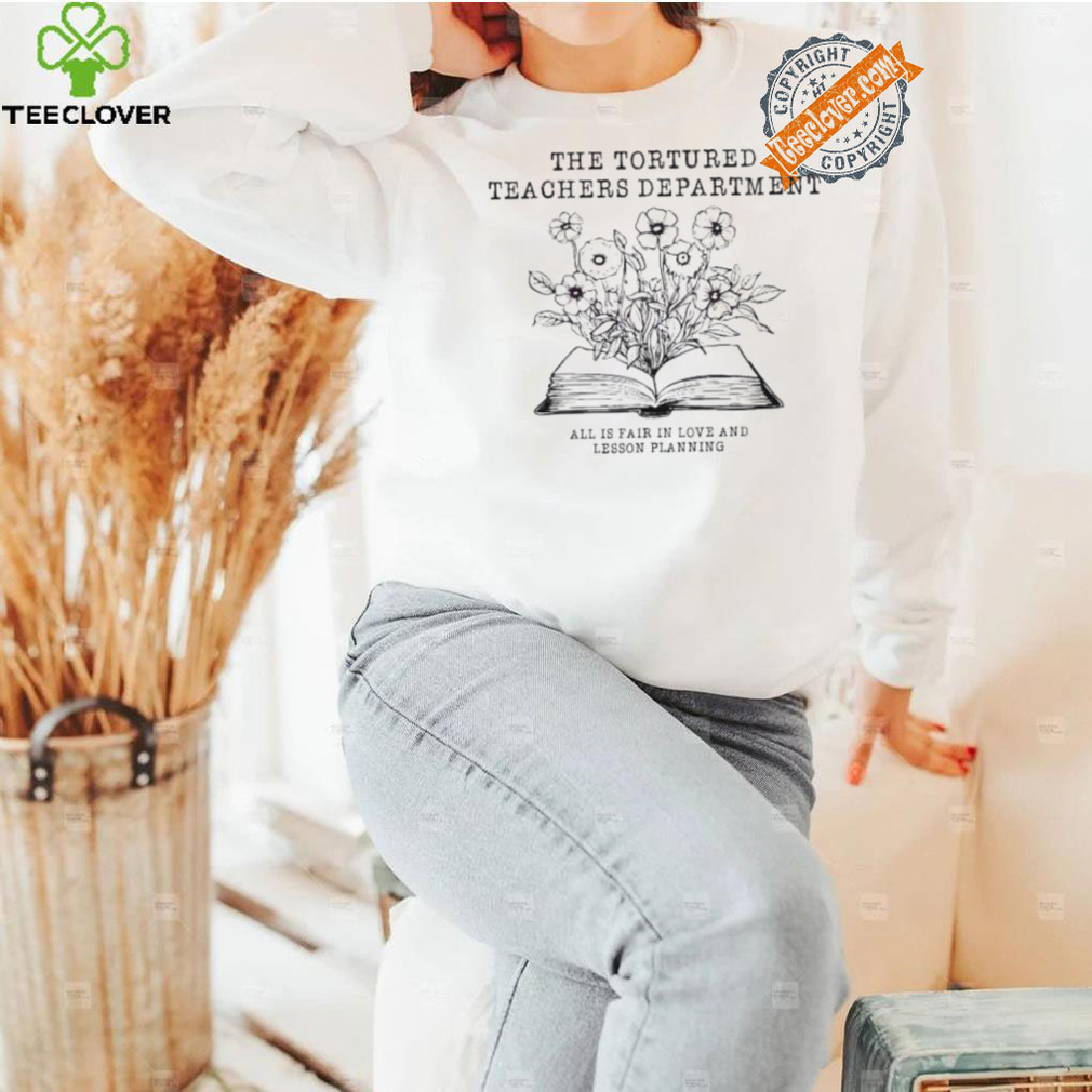 Top The tortured teachers department floral book shirt Top The tortured teachers department floral book shirt