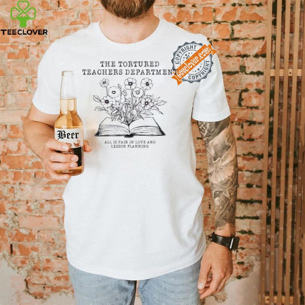 Top The tortured teachers department floral book shirt Top The tortured teachers department floral book shirt