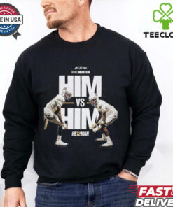 Top Travis Hunter Colorado Buffaloes Heisman Trophy 2024 Him Vs Him He12man shirt