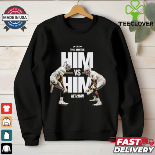 Top Travis Hunter Colorado Buffaloes Heisman Trophy 2024 Him Vs Him He12man shirt