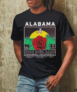 Top alabama Crimson Tide 2024 rose bowl game Pasadena California shirt