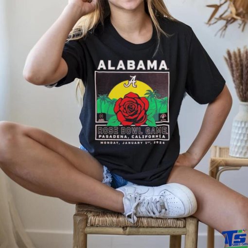 Top alabama Crimson Tide 2024 rose bowl game Pasadena California hoodie, sweater, longsleeve, shirt v-neck, t-shirt