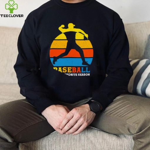 Top baseball is my favorite season sunset vintage hoodie, sweater, longsleeve, shirt v-neck, t-shirt