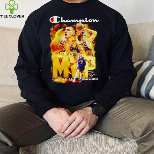 Top champion NBA Finals MVP Nikola Jokic hoodie, sweater, longsleeve, shirt v-neck, t-shirt