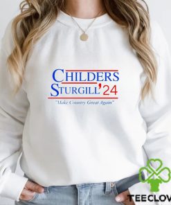 Top children Sturgill 24 make country great again shirt