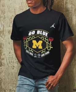 Top college Football Playoff Jordan 2024 #1 Michigan Rose Bowl Bound shirt