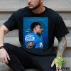 Houston Oilers Warren Moon Homage Retired Player Caricature Tri blend T shirt