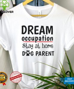 Top dream occupation stay at home dog parent hoodie, sweater, longsleeve, shirt v-neck, t-shirt tee