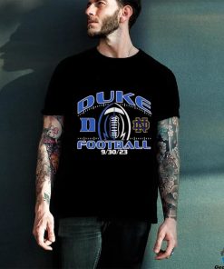 Top duke Blue Devils vs. Notre Dame Fighting Irish Blue 84 Unisex 2023 Football Matchup T Shirt 2 Top duke Blue Devils vs. Notre Dame Fighting Irish Blue 84 Unisex 2023 Football Matchup T Shirt